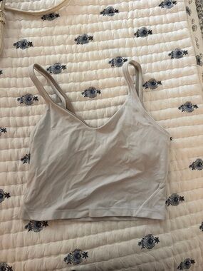 lululemon athletica light gray tank top